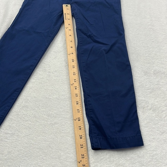 Lands End 8S S 100% Cotton Blue Kids Pull On Adjustable Drawstring Pants - Picture 2 of 10